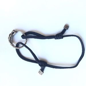 John Hardy Navy Blue Naga Cord Bracelet